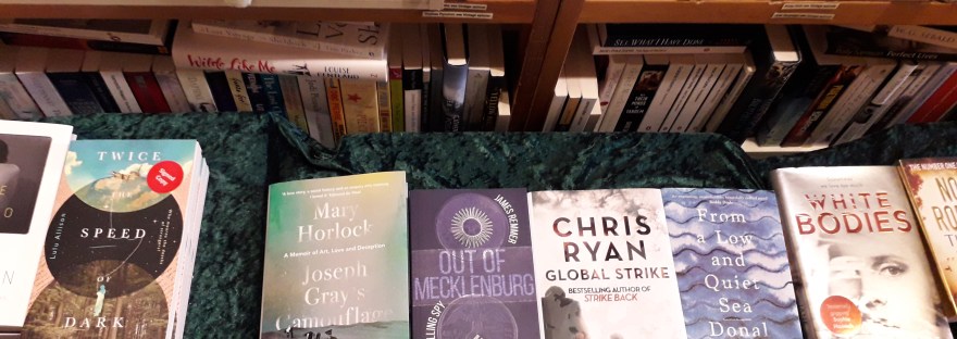 Out of Mecklenburg spy novel at City Books Hove